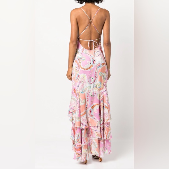 Milly
Edra paisley-print ruffled dress size 10 - Picture 5 of 6